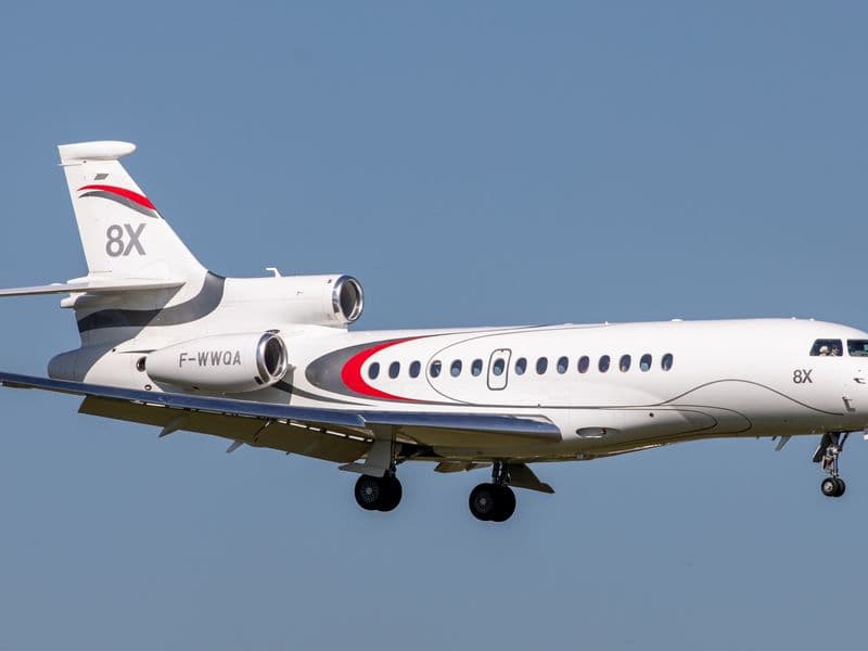 Dassault Falcon 8X at the Paris Air Show